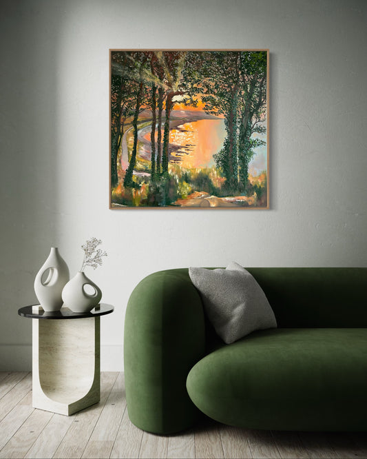 'Golden Light At Crawfordsburn' - Available for gallery purchase