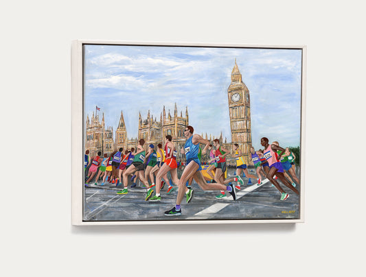 London Marathon Painting
