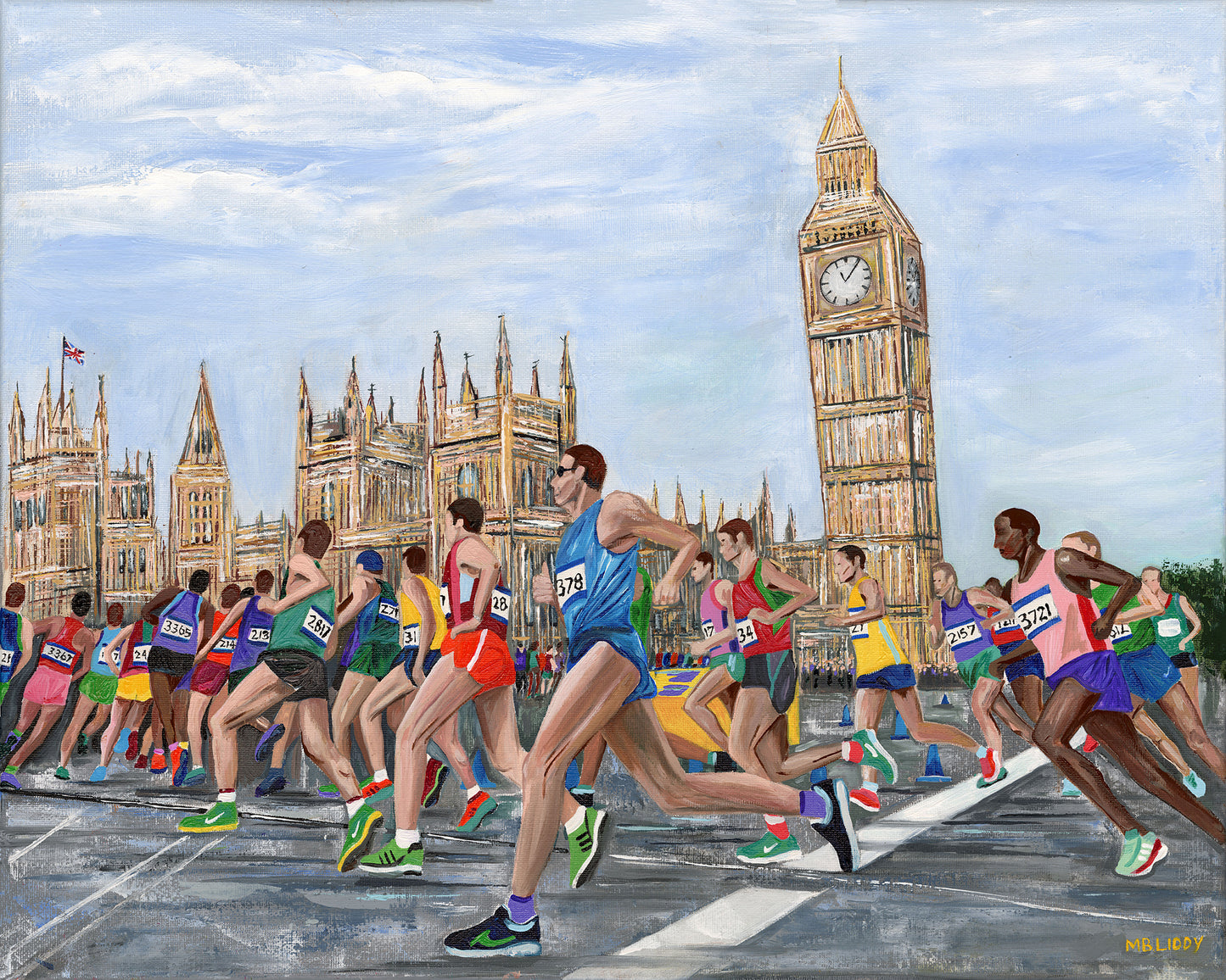London Marathon Print